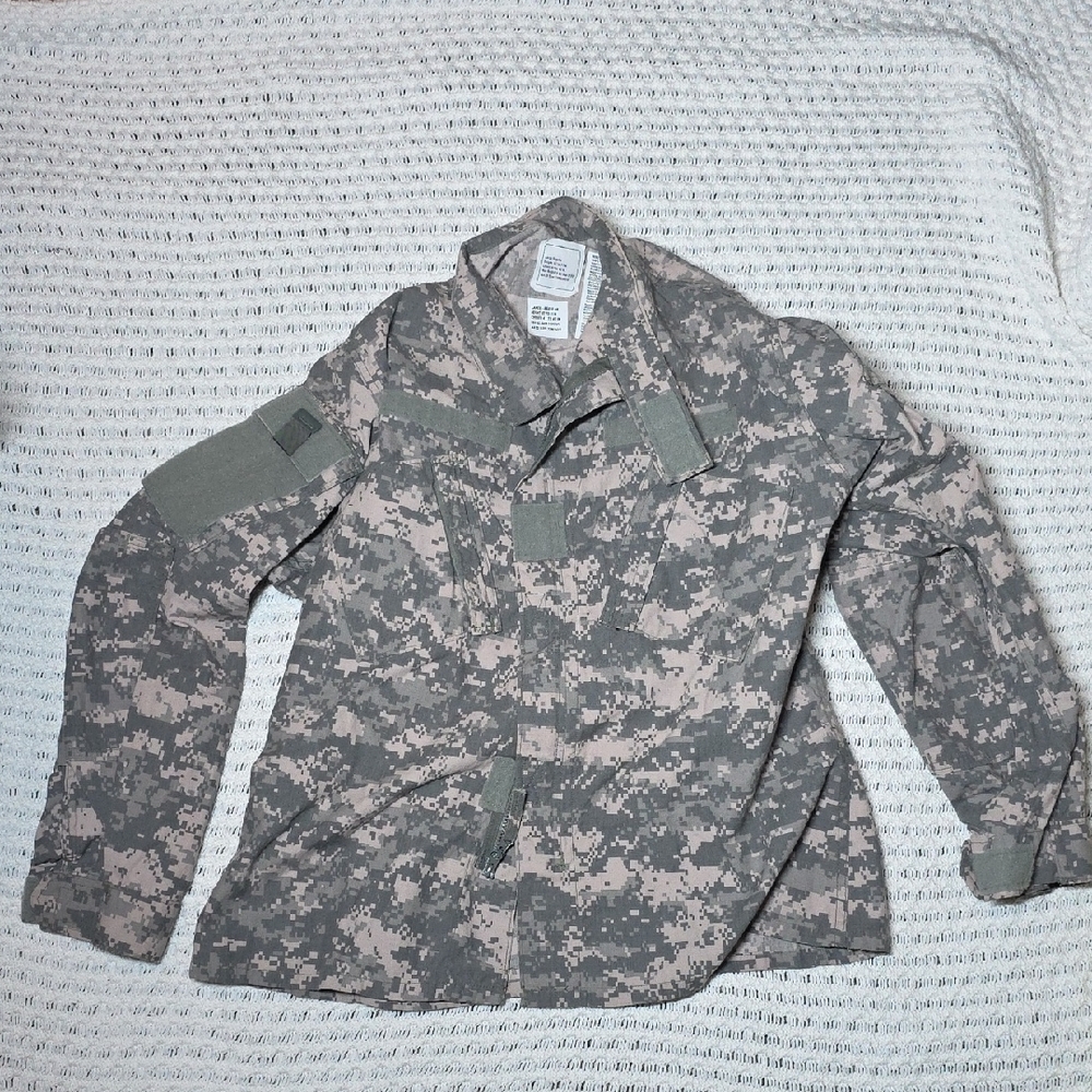 ACU Digital Camouflage Field Jacket - Gray/Green